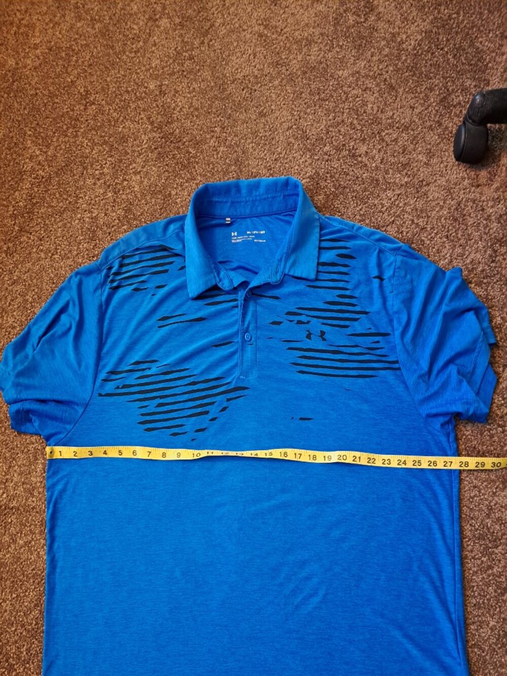 Under Armour Men's Loose Fit HeatGear Short Sleeve Golf Polo Shirt - Picture 5 of 7
